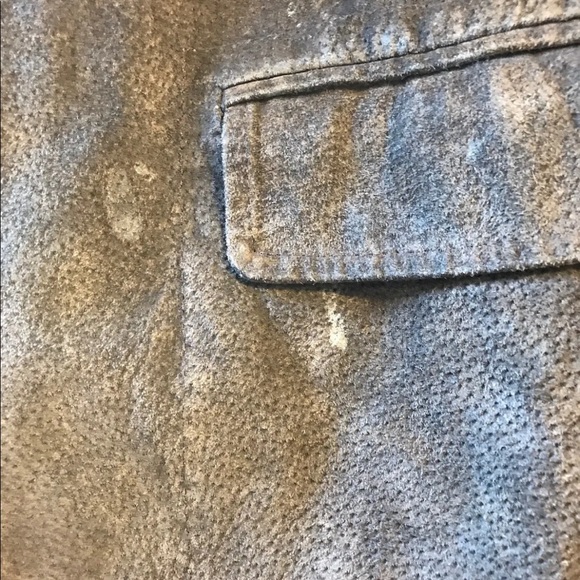 Red Squad Men’s Suede Jacket Choco Brown 1 Buttoned M - Picture 9 of 10